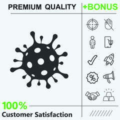 illustration of a virus