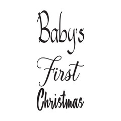baby's first christmas quote letters