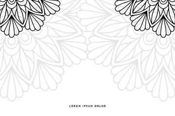 Dreamy wallpaper with mandala pattern