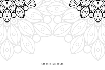 Dreamy wallpaper with mandala pattern