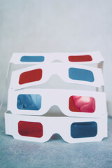 Disposable 3D vintage glasses