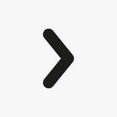 Right arrow icon. Next page, forward multimedia button symbol for website and mobile app UI design.