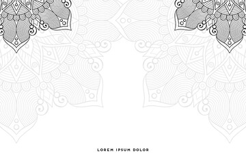 Dreamy wallpaper with mandala pattern