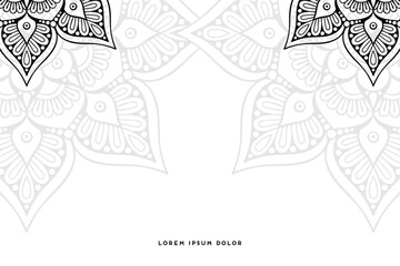 Dreamy wallpaper with mandala pattern