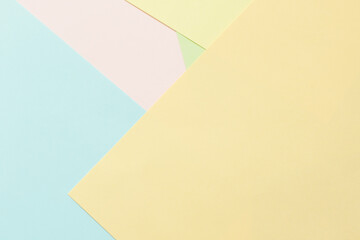 colourful in pastel colours blank paper background