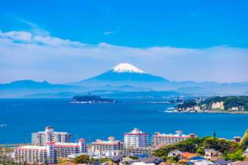 富士山と湘南海岸