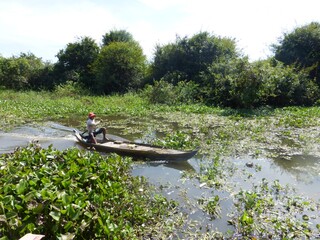 Mit dem Postschiff auf dem Tonle Sap in Kambodscha