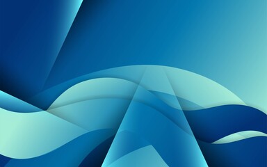 modern abstract blue wave shape background design futuristic concept