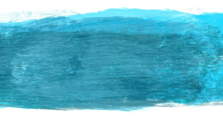 水色のバーの手描きの水彩背景素材