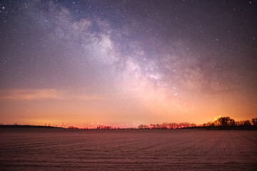 Fototapeta na wymiar Milky Way Night Sky