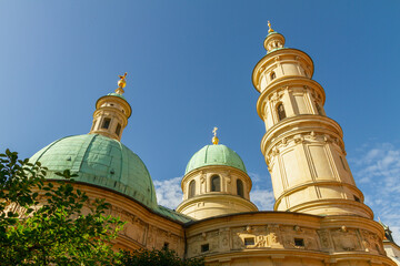 Mausoleum of Franz Ferdinand II on a sunny day with blue sky in Graz, Styria, Austria