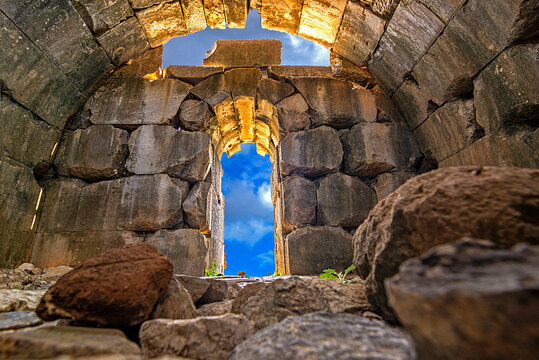 The corridors of the amphitheater in the ancient city of Milet