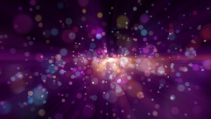 Fototapeta premium galaxy in space light particle