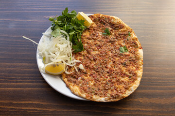 Traditional baked and fresh Turkish pita