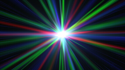 abstract star burst flash laser beam illustration