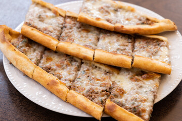 Traditional baked and fresh Turkish pita