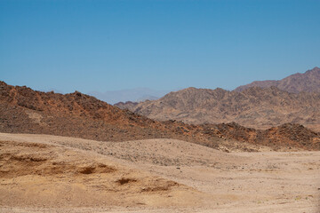 landscape in the desert