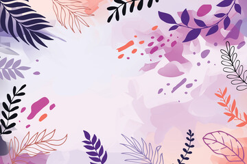 Fototapeta na wymiar flower Spring background with beautiful. flower background for design. Colorful background with tropical plants. Place for your text.