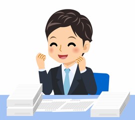 黒いスーツを着た男