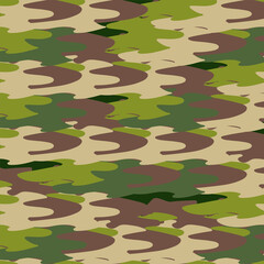 Fototapeta premium Abstract khaki pattern for cloth design. Seamless fashion wallpaper. Grunge fashion background.