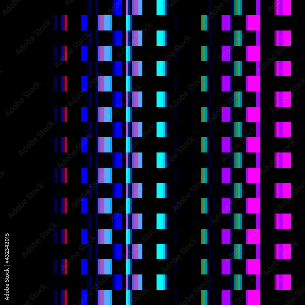 Poster bright seamless abstract pattern in retro style.