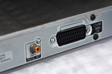 old dvd player socket input