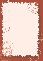 Different elements for decoration and design frames, cards, menus, backgrounds and monograms