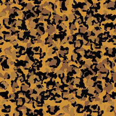Obraz premium Leopard seamless pattern design illustration background