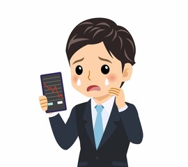 黒いスーツを着た男