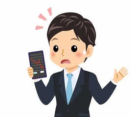 黒いスーツを着た男