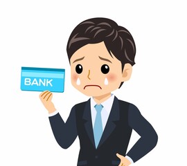 黒いスーツを着た男