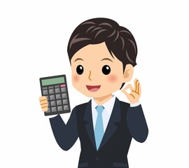 黒いスーツを着た男