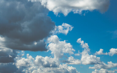 blue sky with clouds