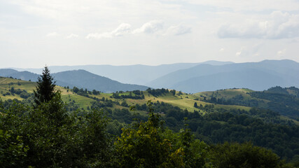 Fototapeta premium landscape with clouds