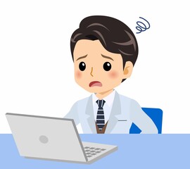 白いスーツの男性