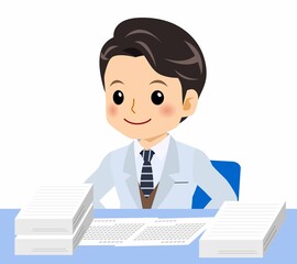 白いスーツの男性