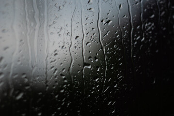 rain drops on window
