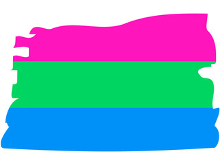 LGBT pride flag, rainbow flag background. Multicolored peace flag movement. Original colors symbol.