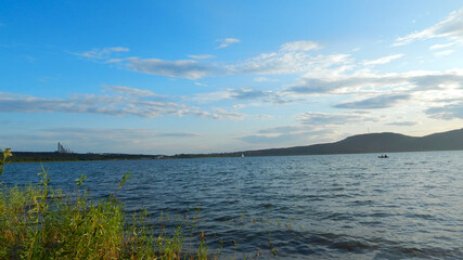 lake and sky