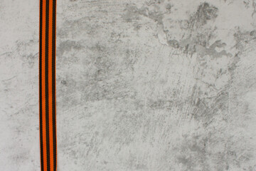 St. George's ribbon. Free space. Victory Day. 9th May. Background for inserting the label.