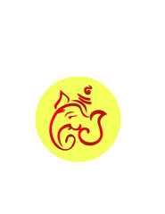 Fototapeta premium illustration of lord ganesha