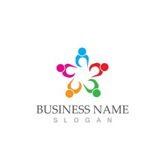 Obraz premium Community, network and social icon