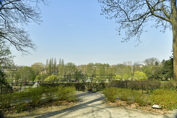 Point de vue panoramique au Jardin des Fleurs &agrave; Laeken 