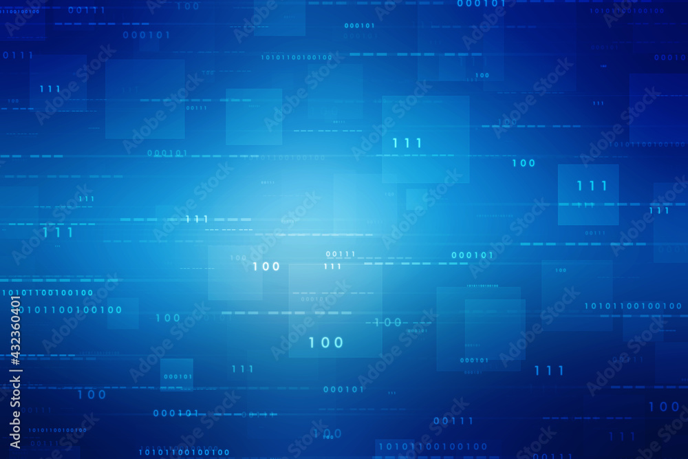 Aufkleber 2d digital abstract business networking background