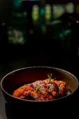 Fried Shrimps with red Sauce Unique formula