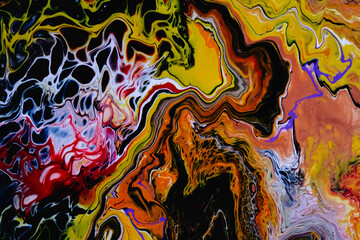 Abstrakte Kunst. Bunte fantastische Strukturen .