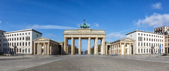 Berlin Brandenburger Tor Brandenburg Gate in Germany panoramic view