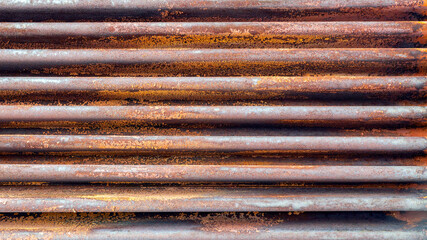 background of rusty corrugated metal
