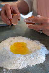 making noodles