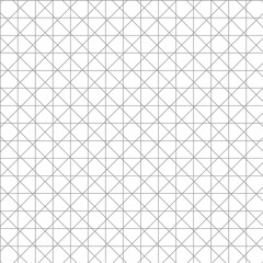 Fototapeta premium Abstract Black and White Grid Striped Geometric Seamless Pattern - Vector illustration